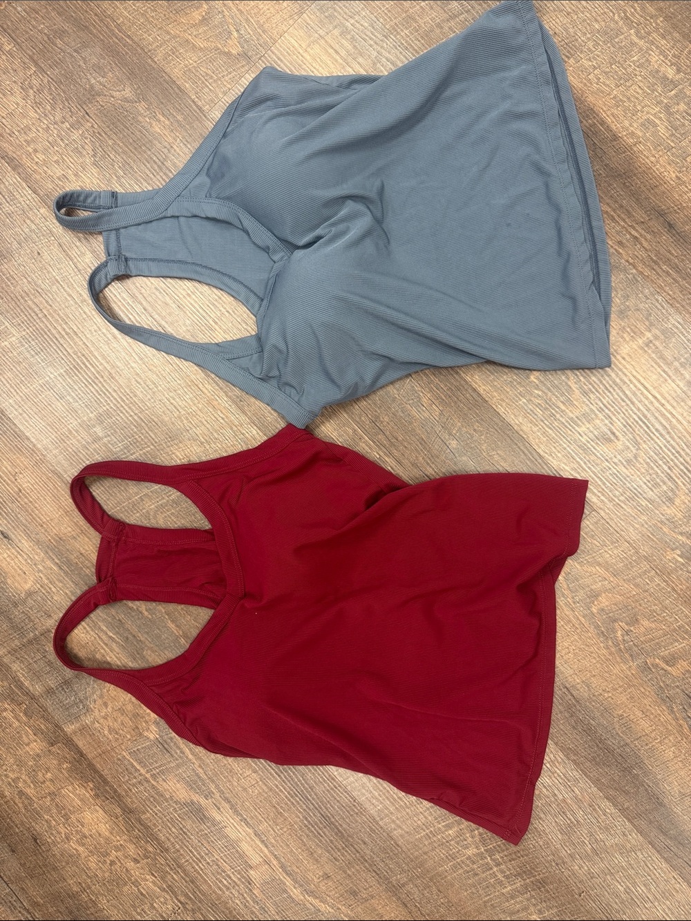 Women’s Racerback Tank Top - Burgundy and Slate
